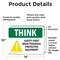 Signmission 10 in Height, 14 in Width, Vinyl Decal, Rectangle OS-2PACK-TS-D-1014-L-11865 - alternate 3